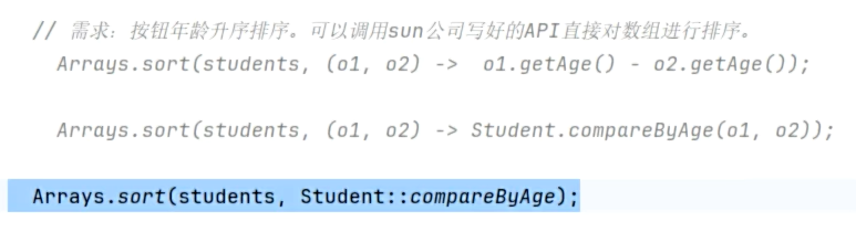 静态方法引用