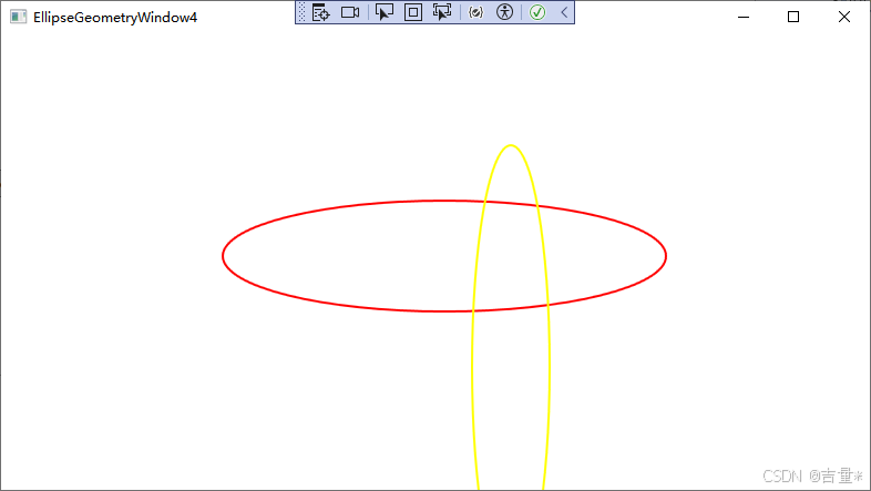 WPF系列九：图形控件EllipseGeometry