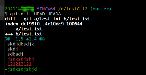 Git基本操作2(diff命令、分支管理、分支冲突)_git diff head^-CSDN博客