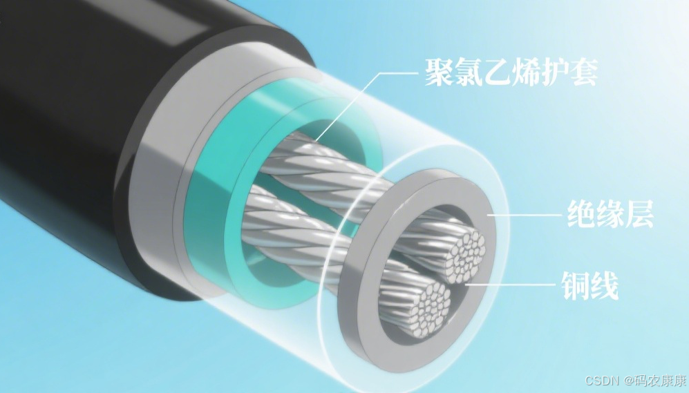 非屏蔽双绞线内部结构