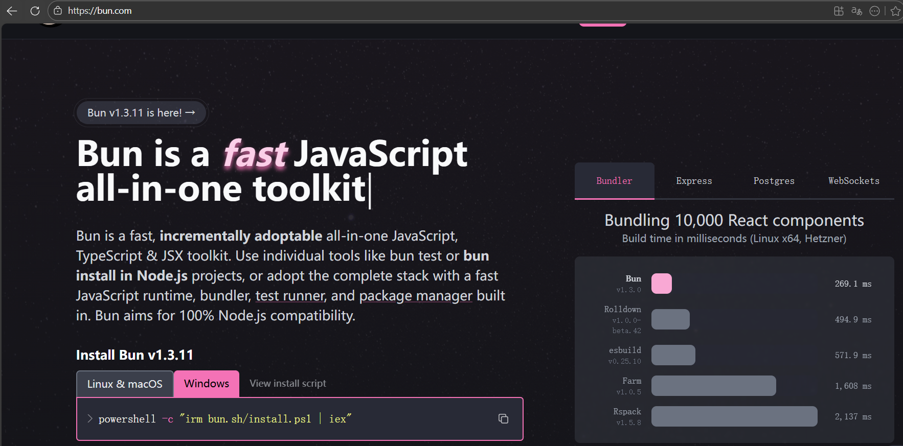 Bun 入门指南：全栈 JavaScript 工具链的革新实践_bun项目案例-CSDN博客