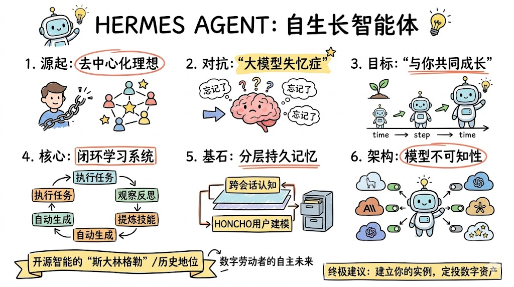 2026年Hermes Agent：从自进化智能体到分布式生产力内核的深度研究报告