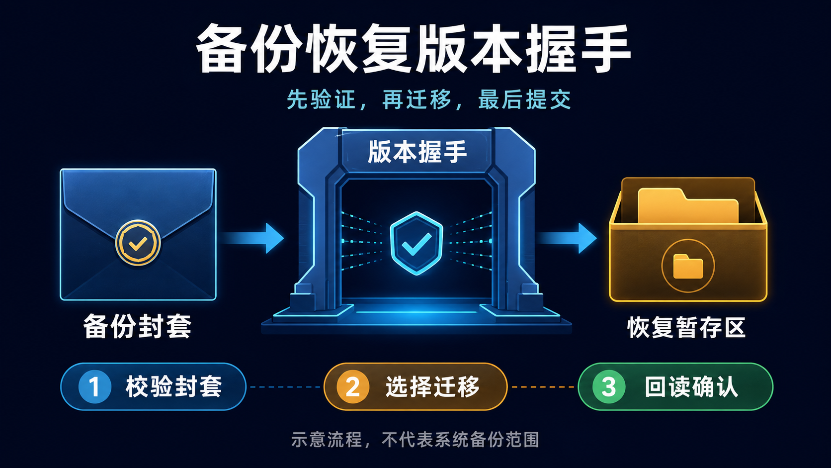 备份恢复版本握手