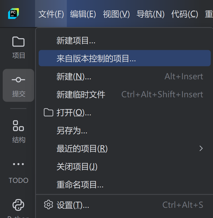 来自版本控制的项目