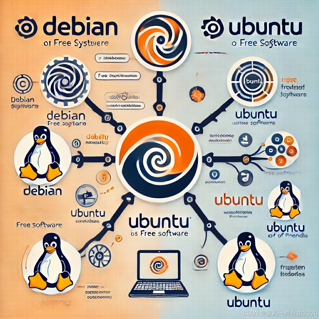 Debian与Ubuntu：深入解读两大Linux发行版的历史与联系