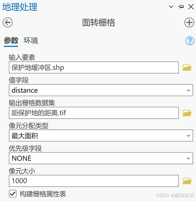 面转栅格