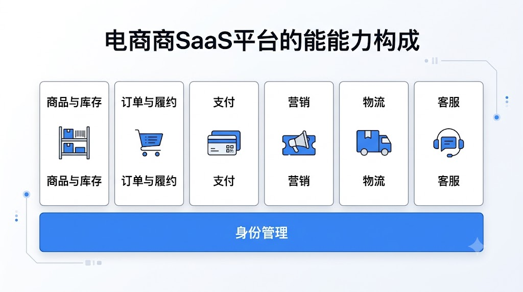 电商 SaaS 能力版图
