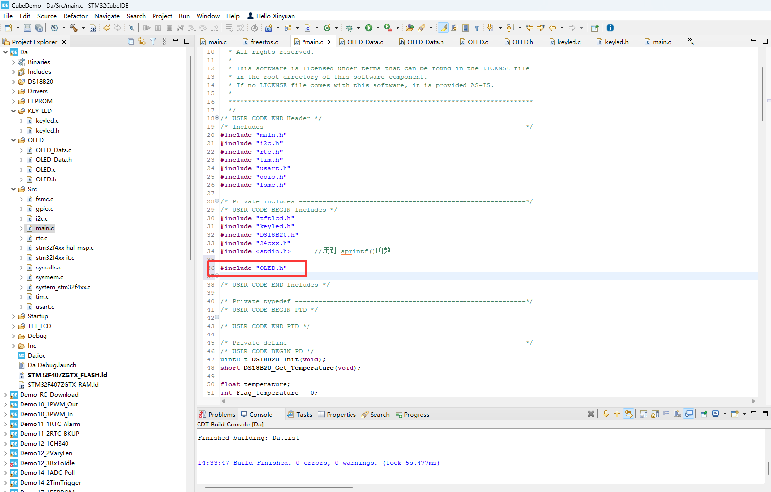 【STM32+HAL库】---- 软件IIC驱动0.96OLED （不使用Delay）_stm32hal库oled驱动