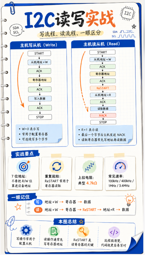 IIC通信协议详解（一篇文章搞懂I2C原理、时序与读写流程）-CSDN博客
