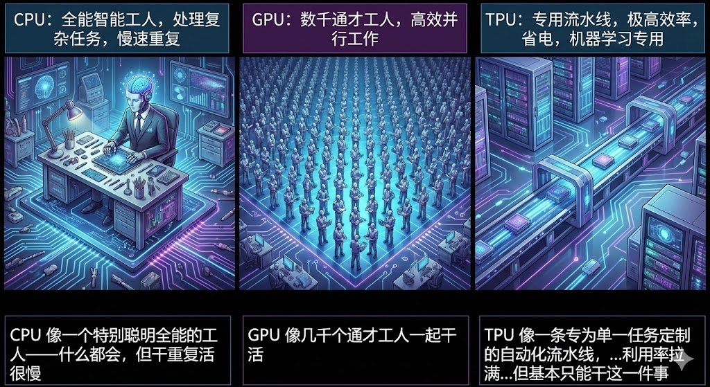 CPU vs GPU vs TPU-CSDN博客