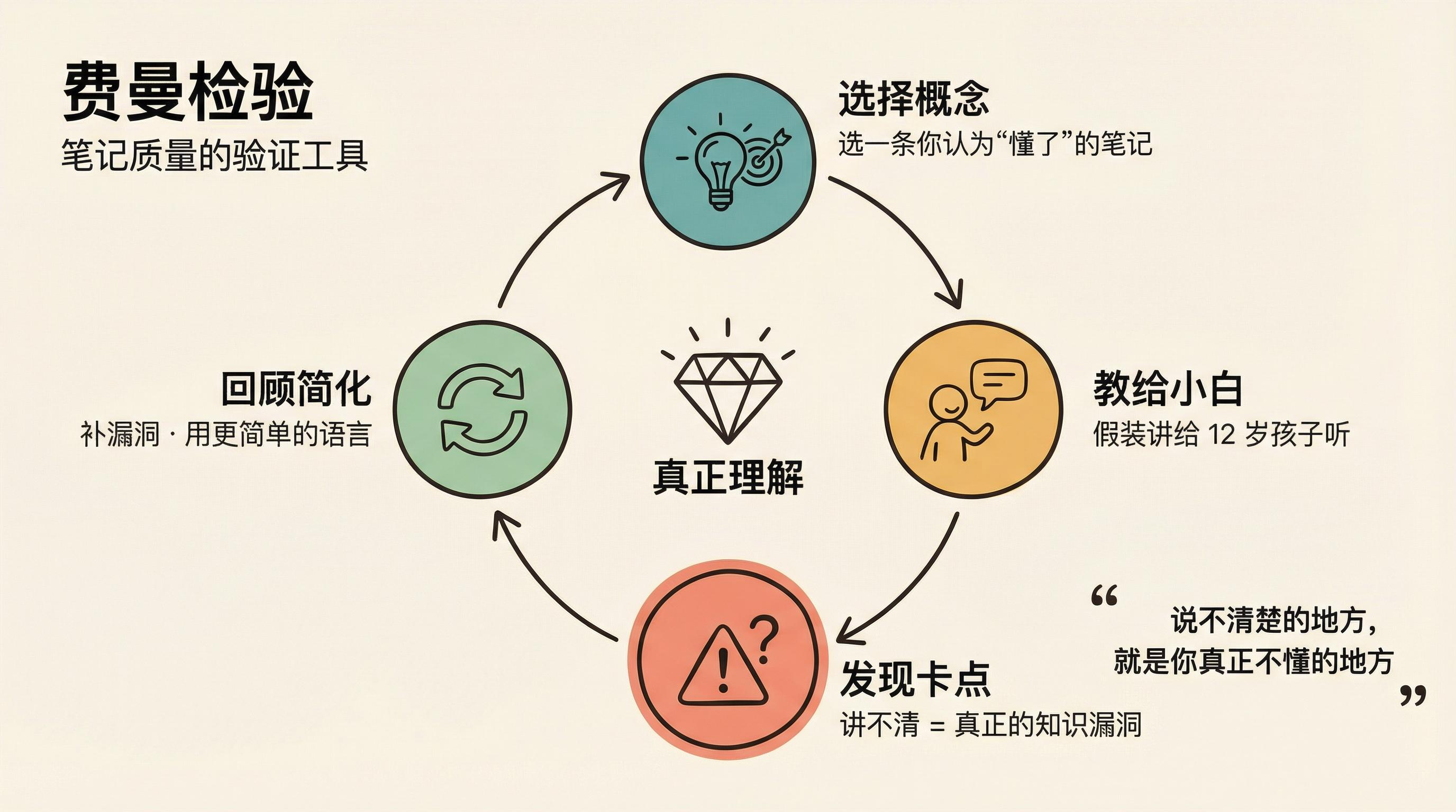 费曼检验四步循环