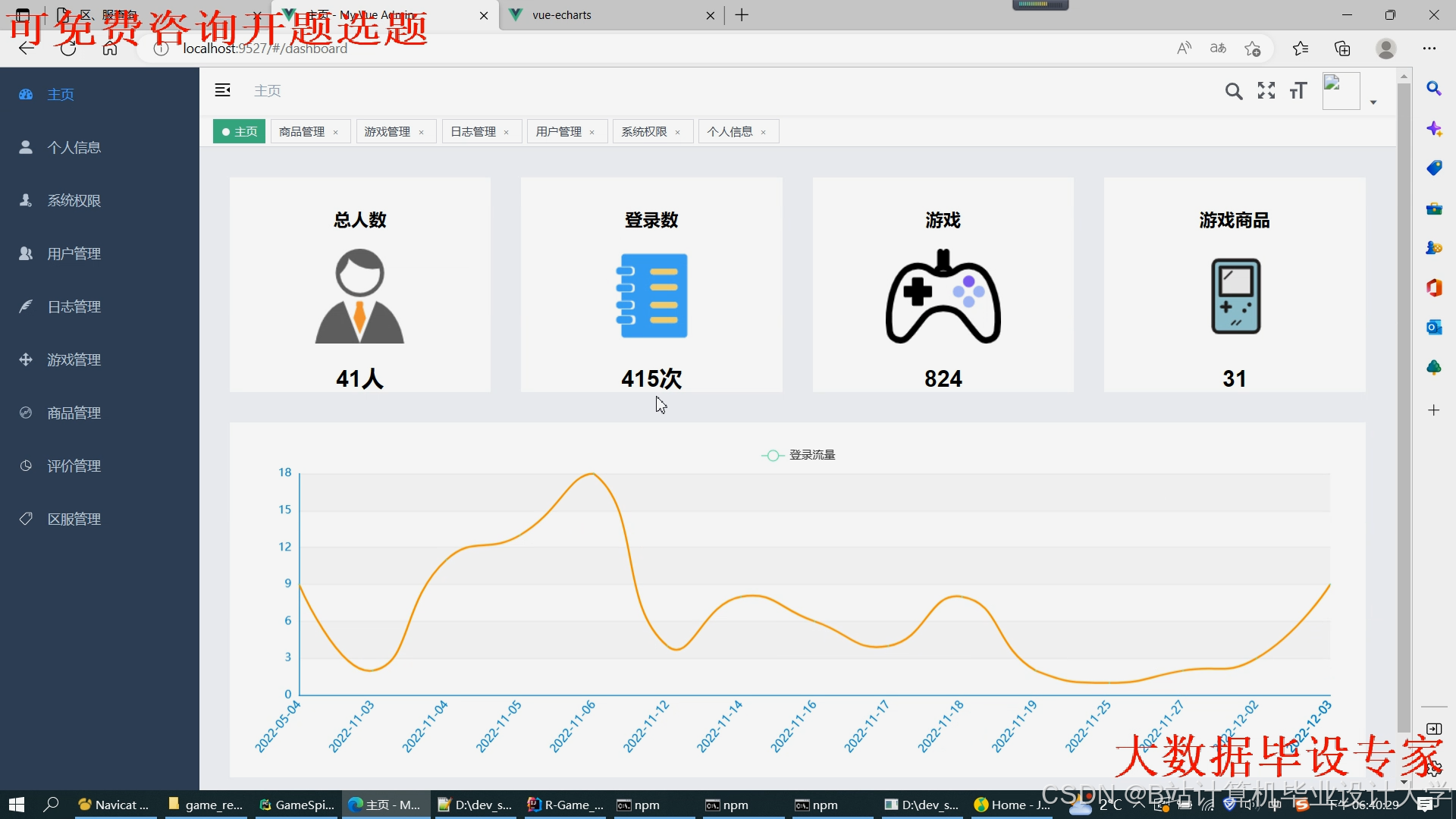 计算机毕业设计hadoop+spark+hive游戏推荐系统 游戏可视化 大数据毕业设计(源码+文档+PPT+讲解)