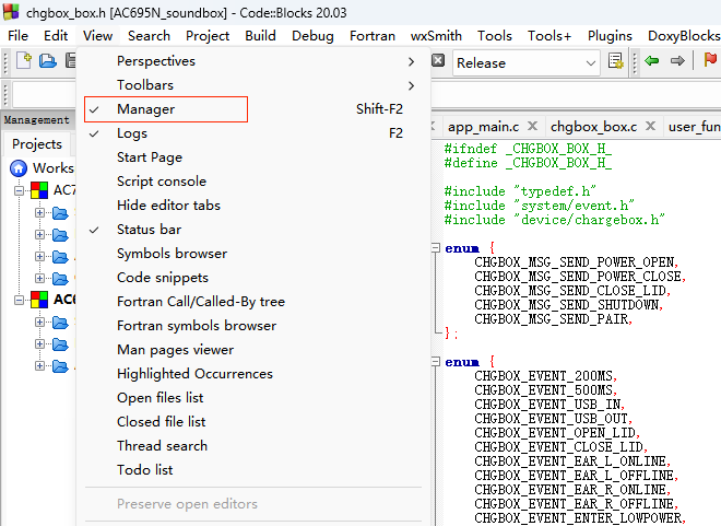codeblocks左侧management不见了怎么办_codeblocjs新建之后没有management-CSDN博客