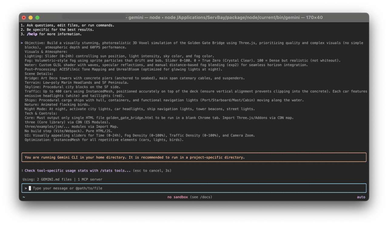 在 gemini cli 中使用 gemini 3 pro 实操指南