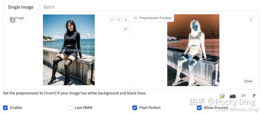 lineart_invert预处理效果