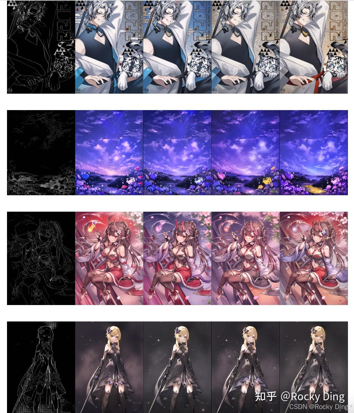 SDXL ControlNet Union模型的Lineart控制生成效果