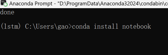 Anaconda 新建的环境没法使用Jupyter