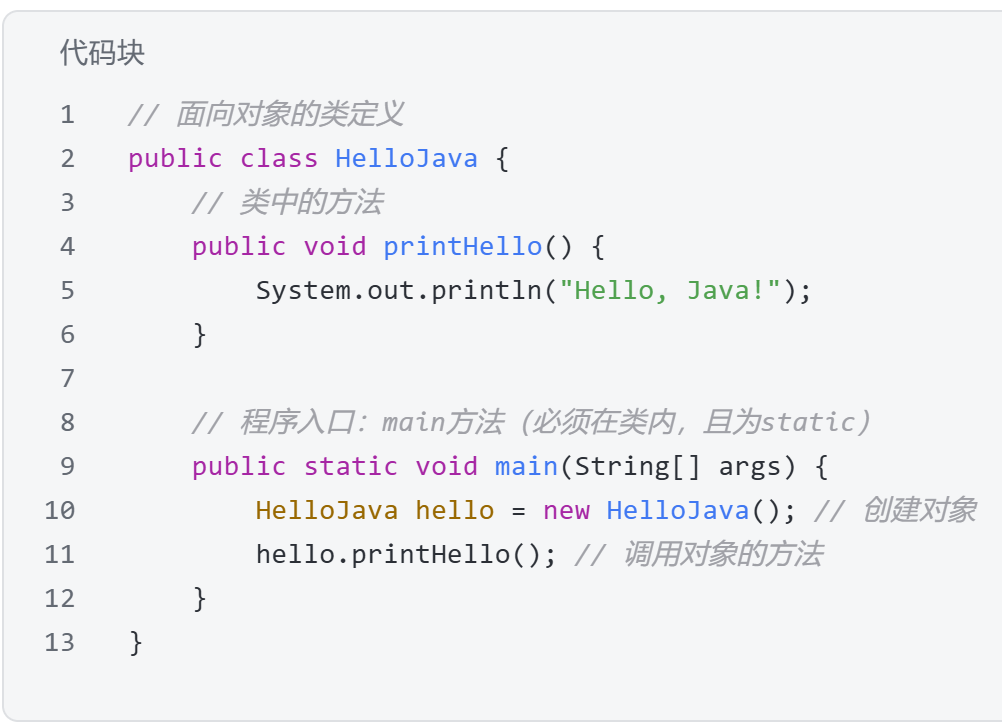 Java与C语言语法核心区别：聚焦面向对象视角-CSDN博客