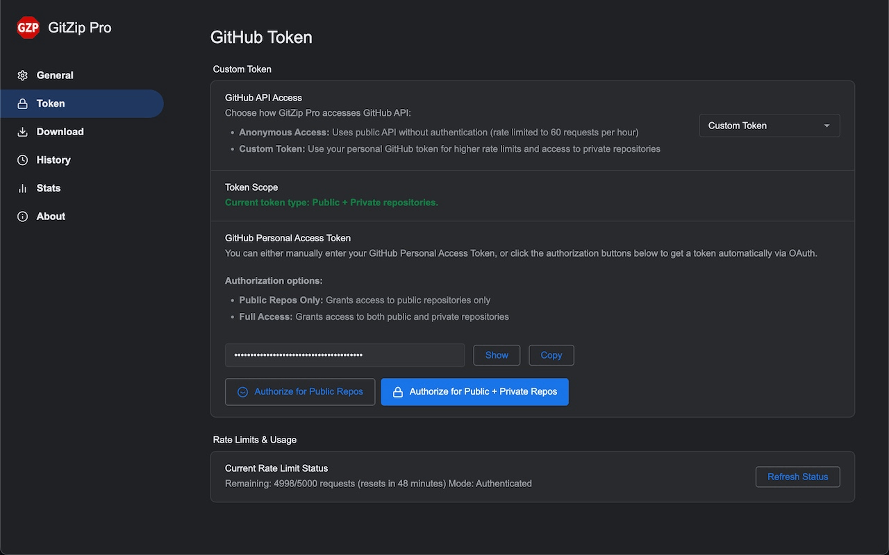 GitZip Pro