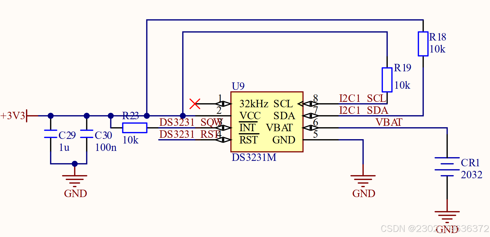 RTC时钟芯片DS3231M//STM32标准库驱动-CSDN博客