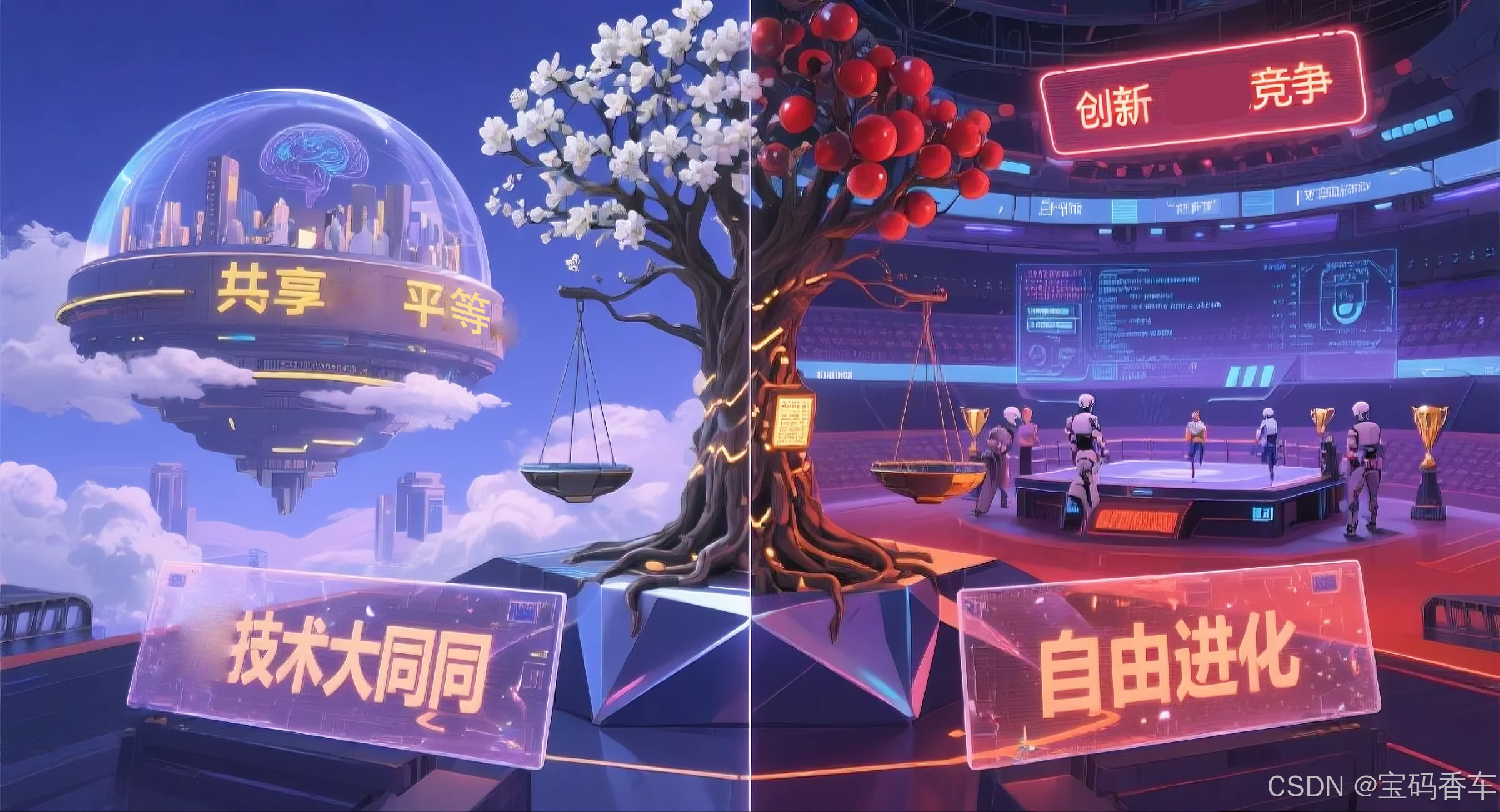 开源战略：技术世界的乌托邦理想还是自由竞争舞台？