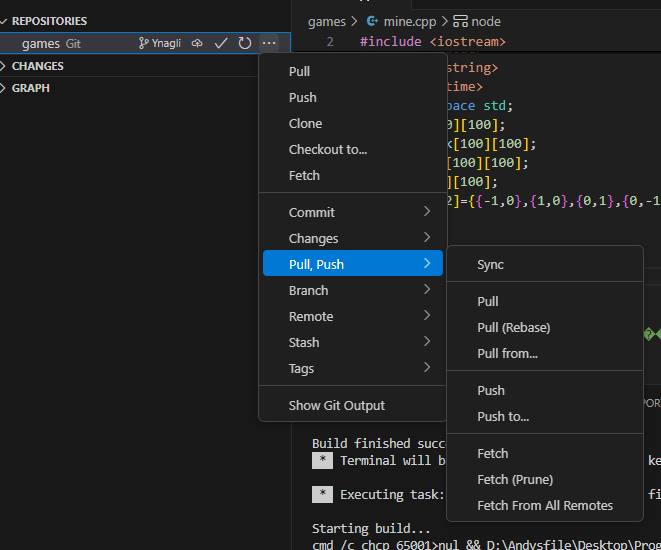 在VSCode中运行Git
