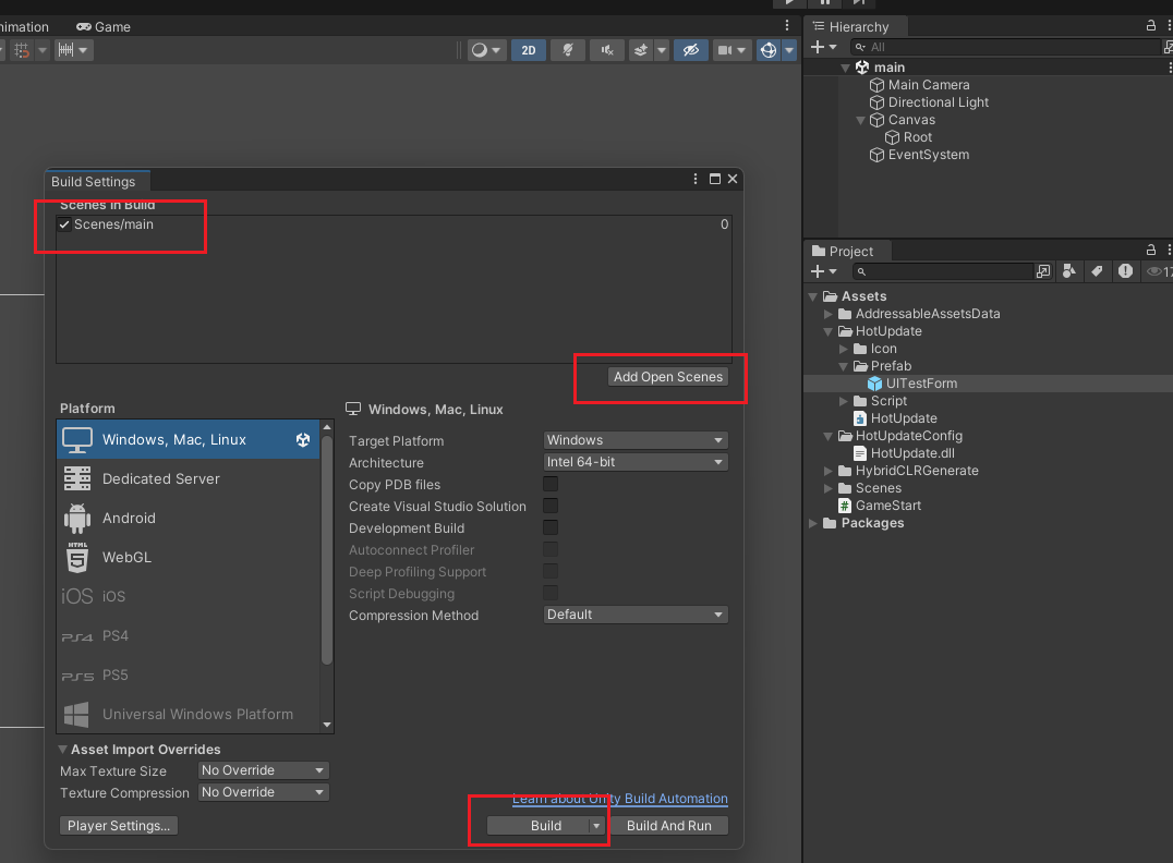 Unity + HybridCLR热更新 实战篇_untiy addressable+hybridclr