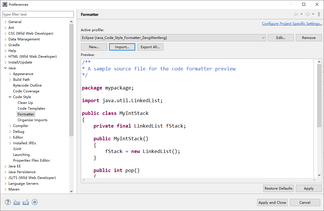 Eclipse [Java_Code_Style_Formatter_ZengWenfeng_138050295959].xml-CSDN博客