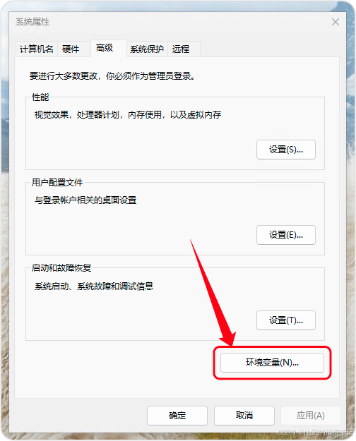 如何在 Windows 11 中添加环境变量