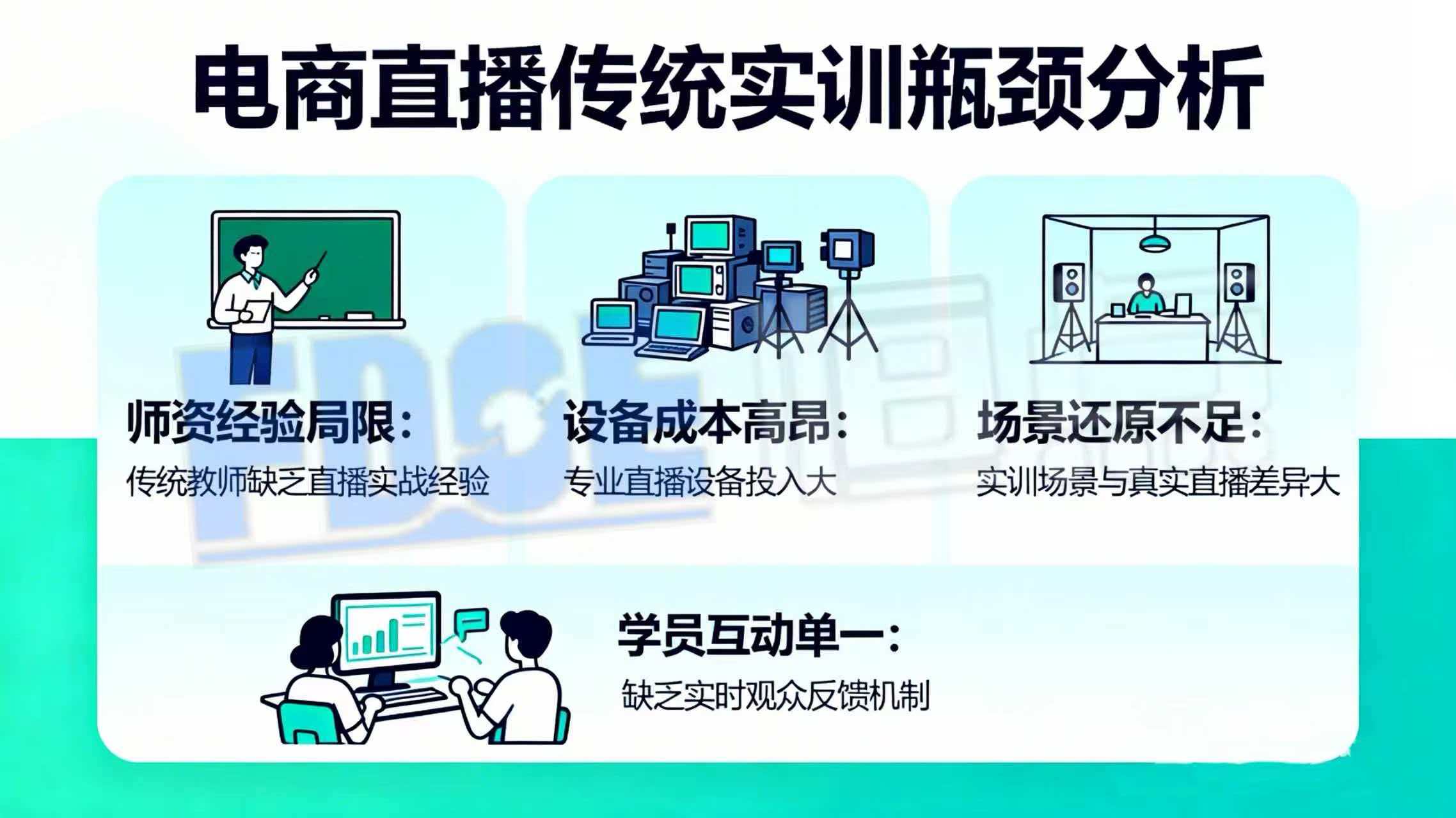 电商直播传统实训瓶颈分析