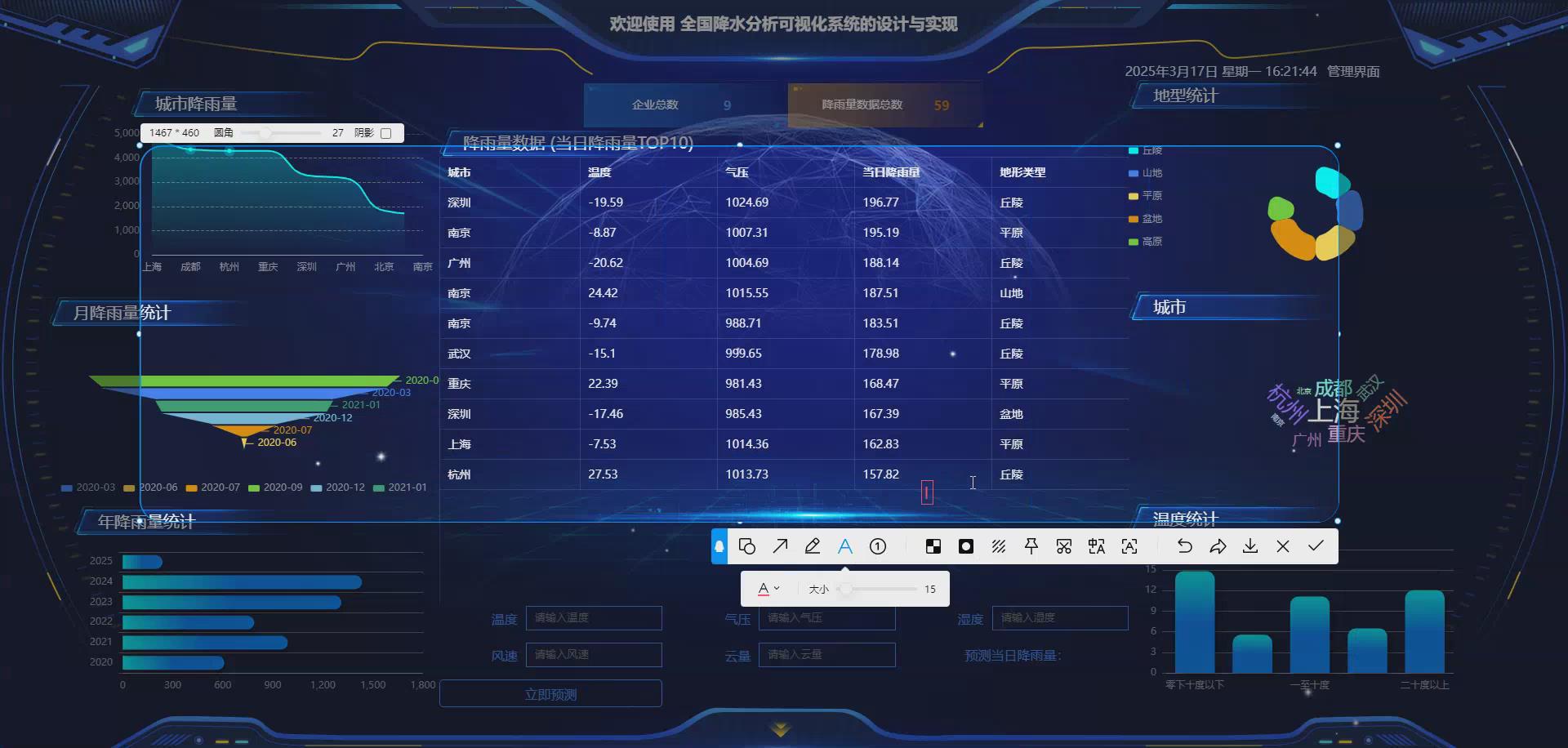 Python大数据技术的全国降水分析可视化系统的设计与实现-CSDN博客
