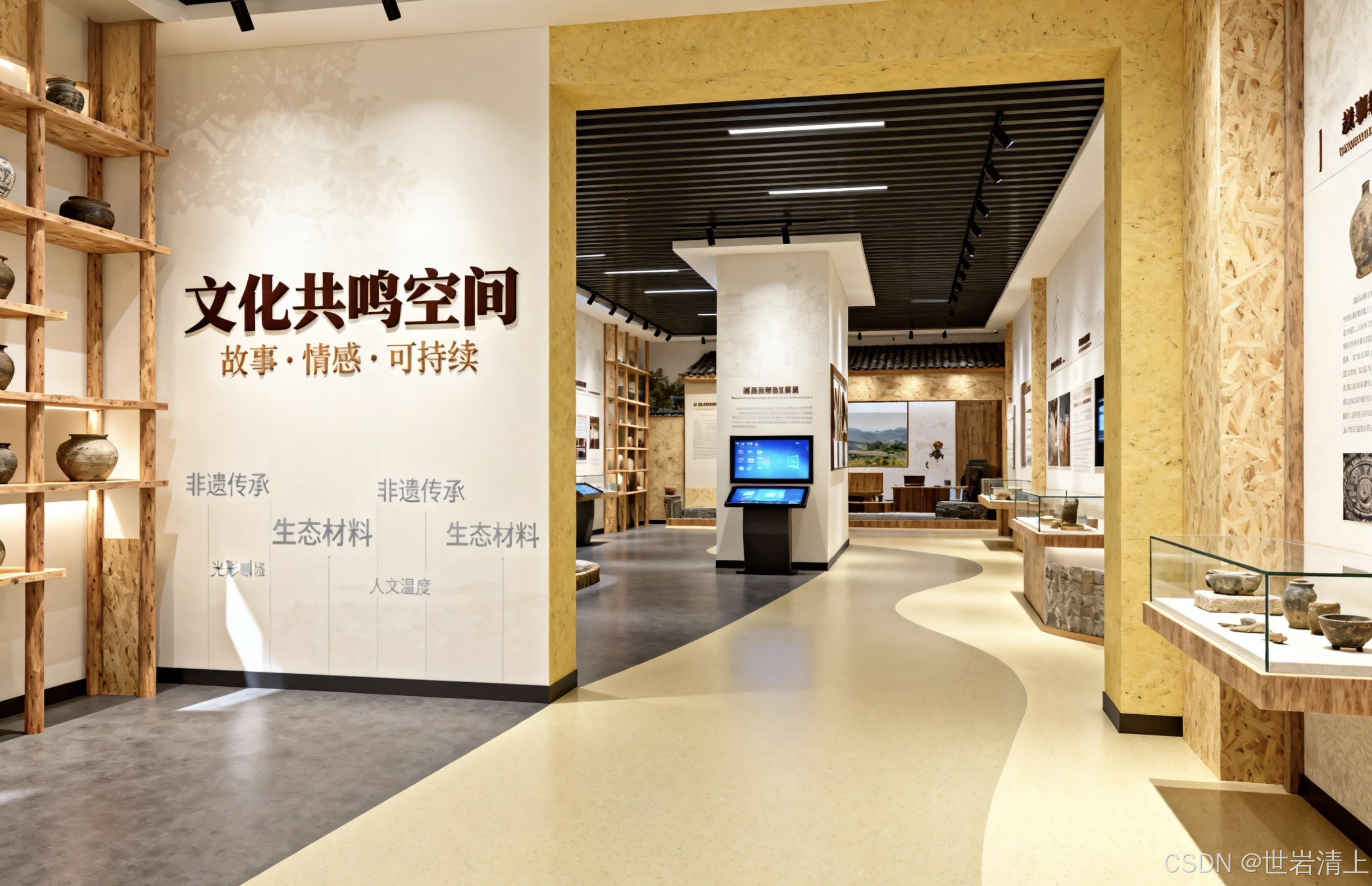 三大设计秘籍:打造沉浸式、有灵魂的文化展厅_文化设计包含哪些内容展厅-CSDN博客