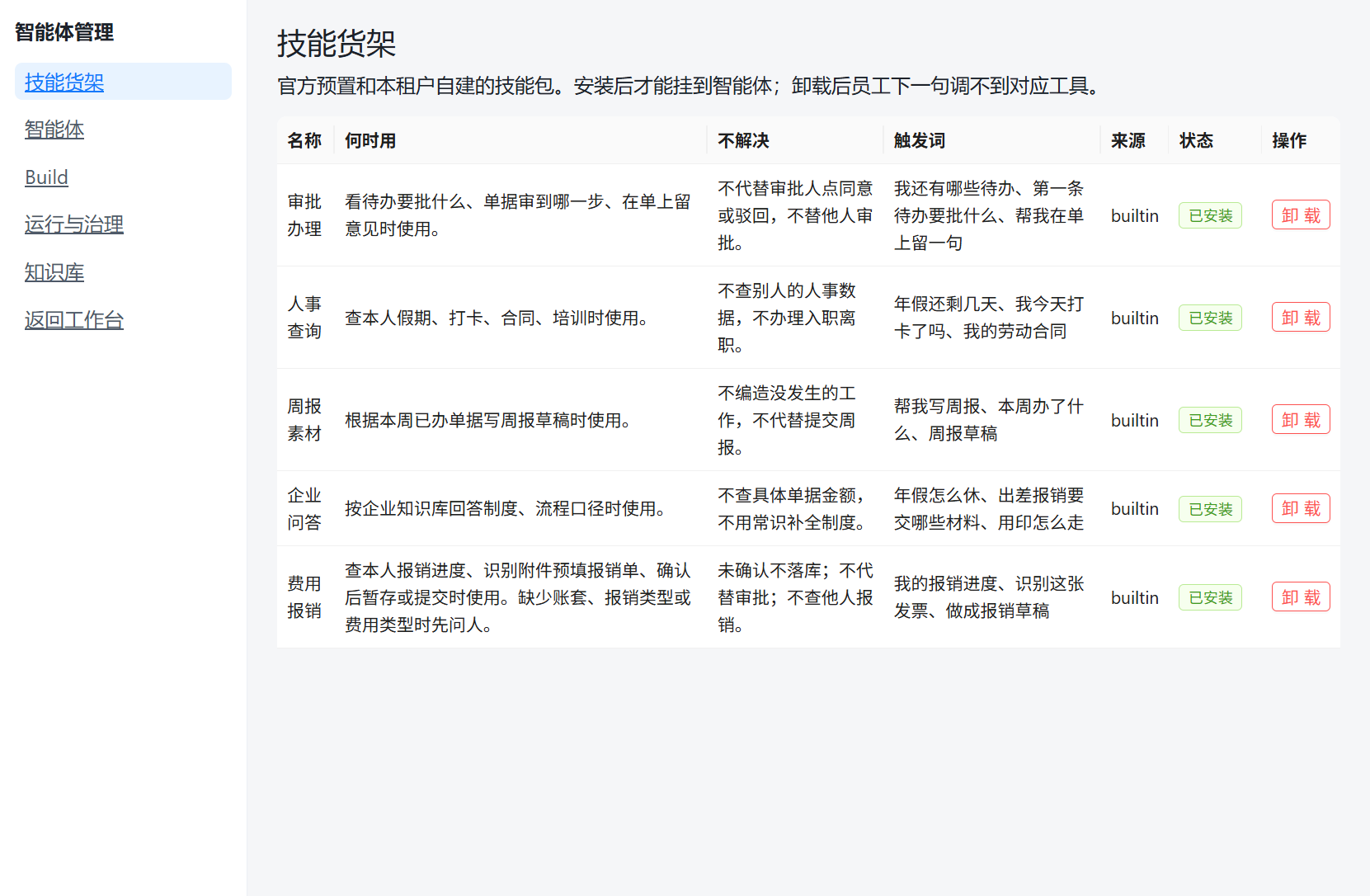 技能货架中的场景边界