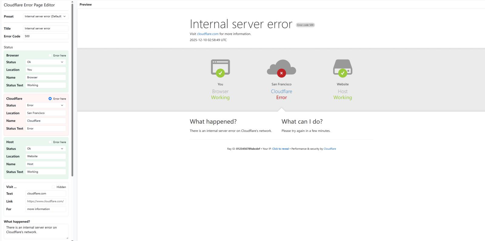 网站挂了怕被骂？这招“甩锅大法”绝了：直接伪装成Cloudflare 故障！-CSDN博客