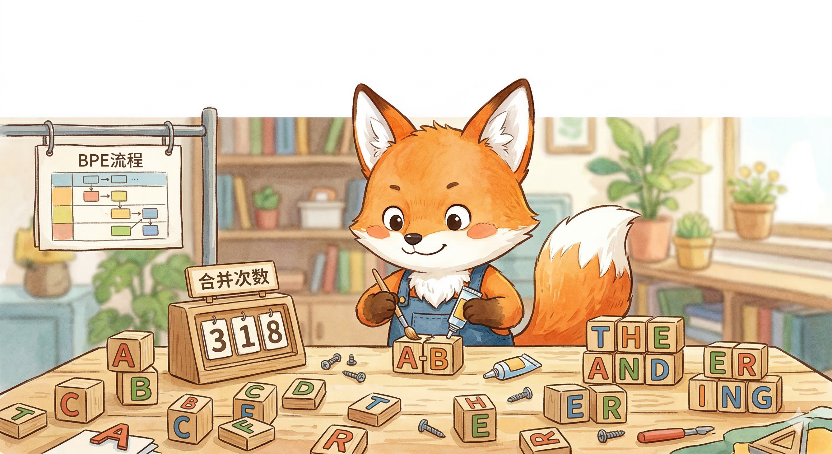 插图3 - BPE合并过程