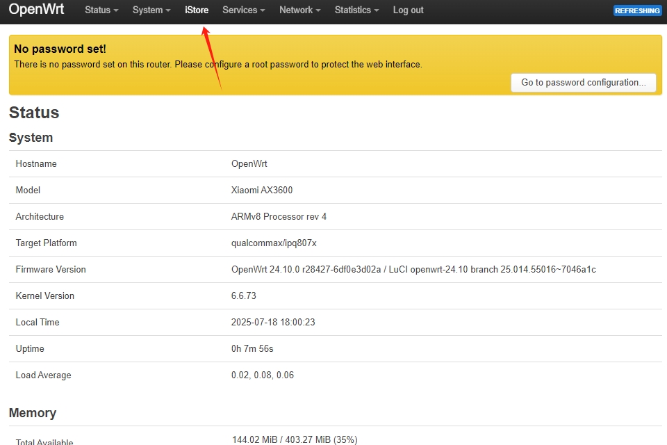最新OpenWRT-nss稳定版固件 路由器型号：AX3600 及 TTL救砖_小米ax3600刷openwrt