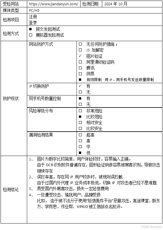 【简道云 -注册/登录安全分析报告】