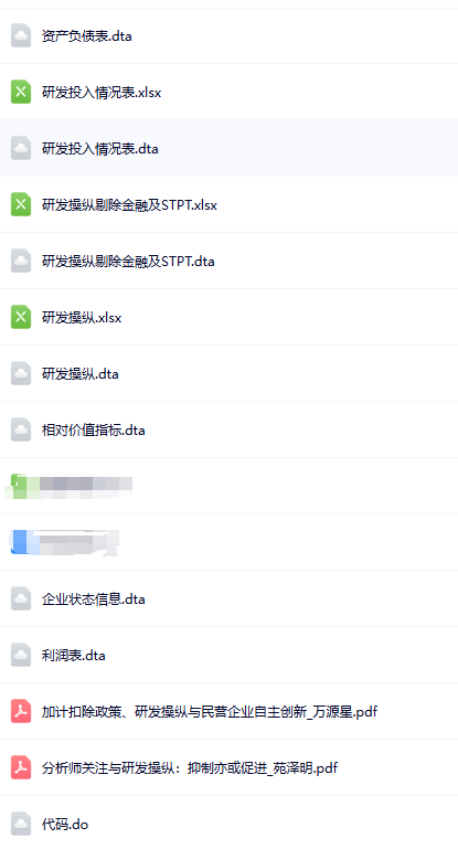 2008-2023年 上市公司-企业研发操纵数据-社科经管实证数据
