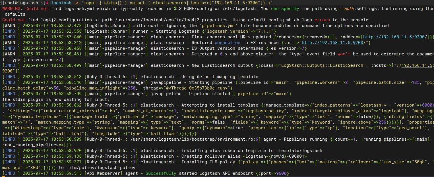 Elasticsearch+Logstash+Filebeat+Kibana部署