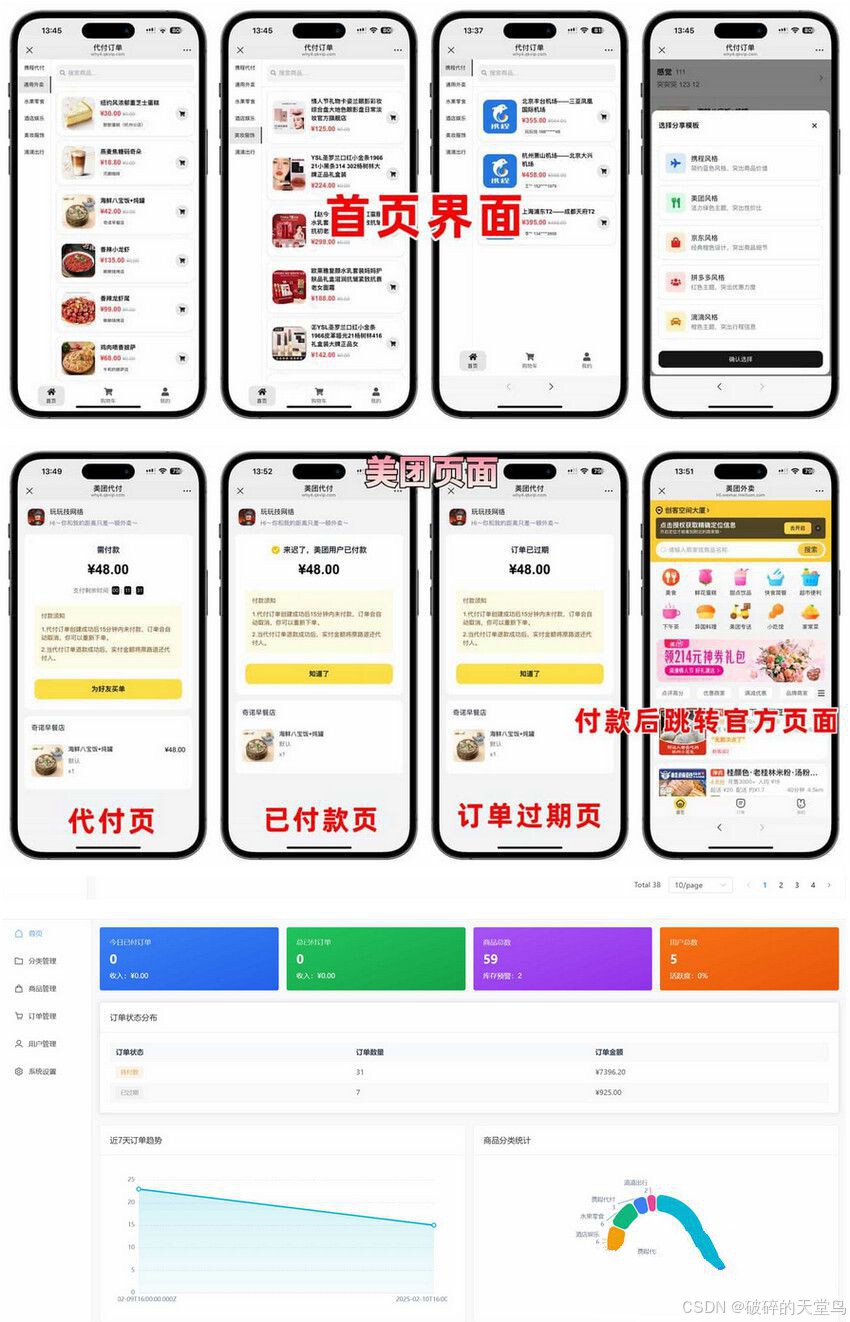 2025新款美团代付五合一代付系统源码源码系统美团外卖/京东/拼多多/携程/-CSDN博客