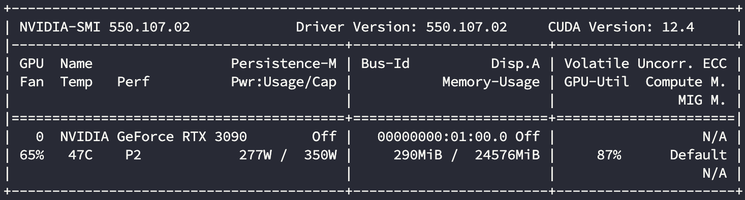 3090-16C-显卡使用情况