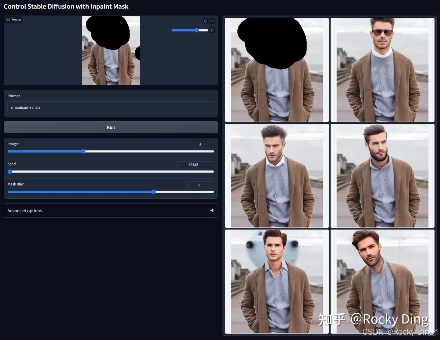使用ControlNet Inpaint算法进行图像重绘