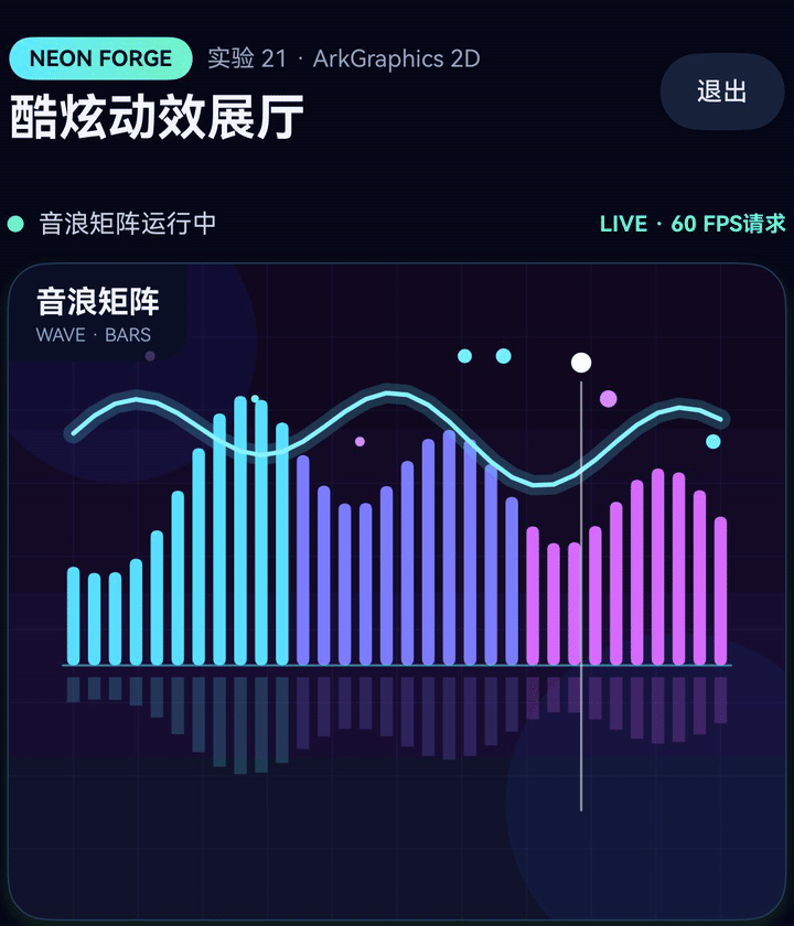 音浪矩阵真机效果