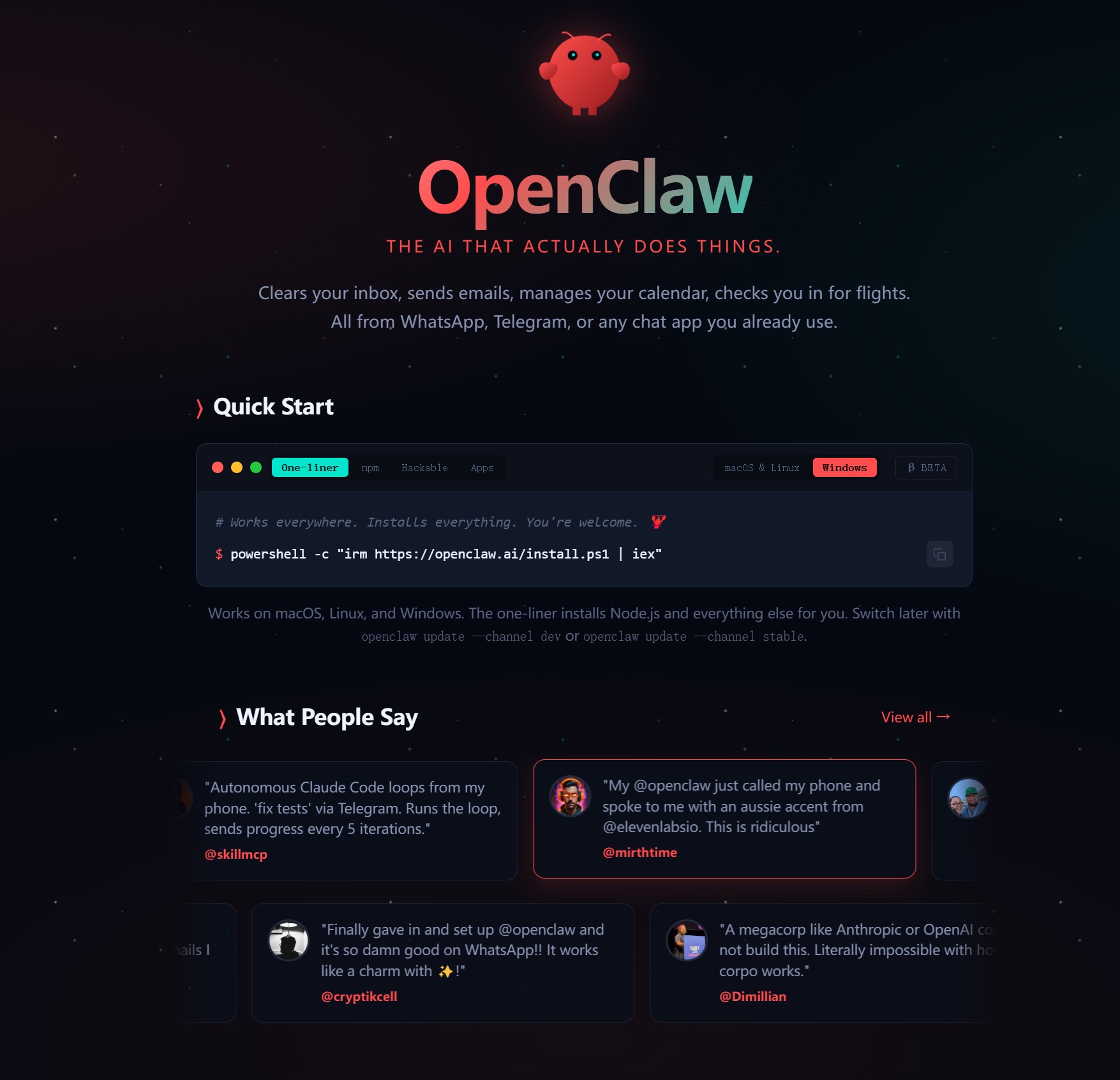 openclaw官网