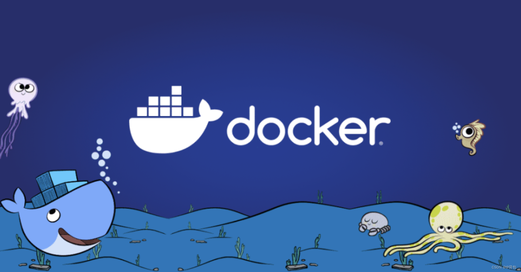 Docker标志性的鲸鱼