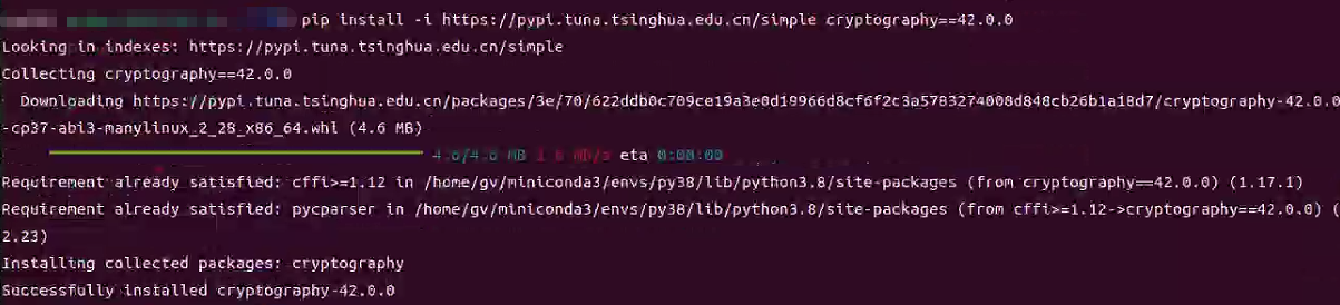 解决 CryptographyDeprecationWarning: Python 3.8 is no longer supported by ...
