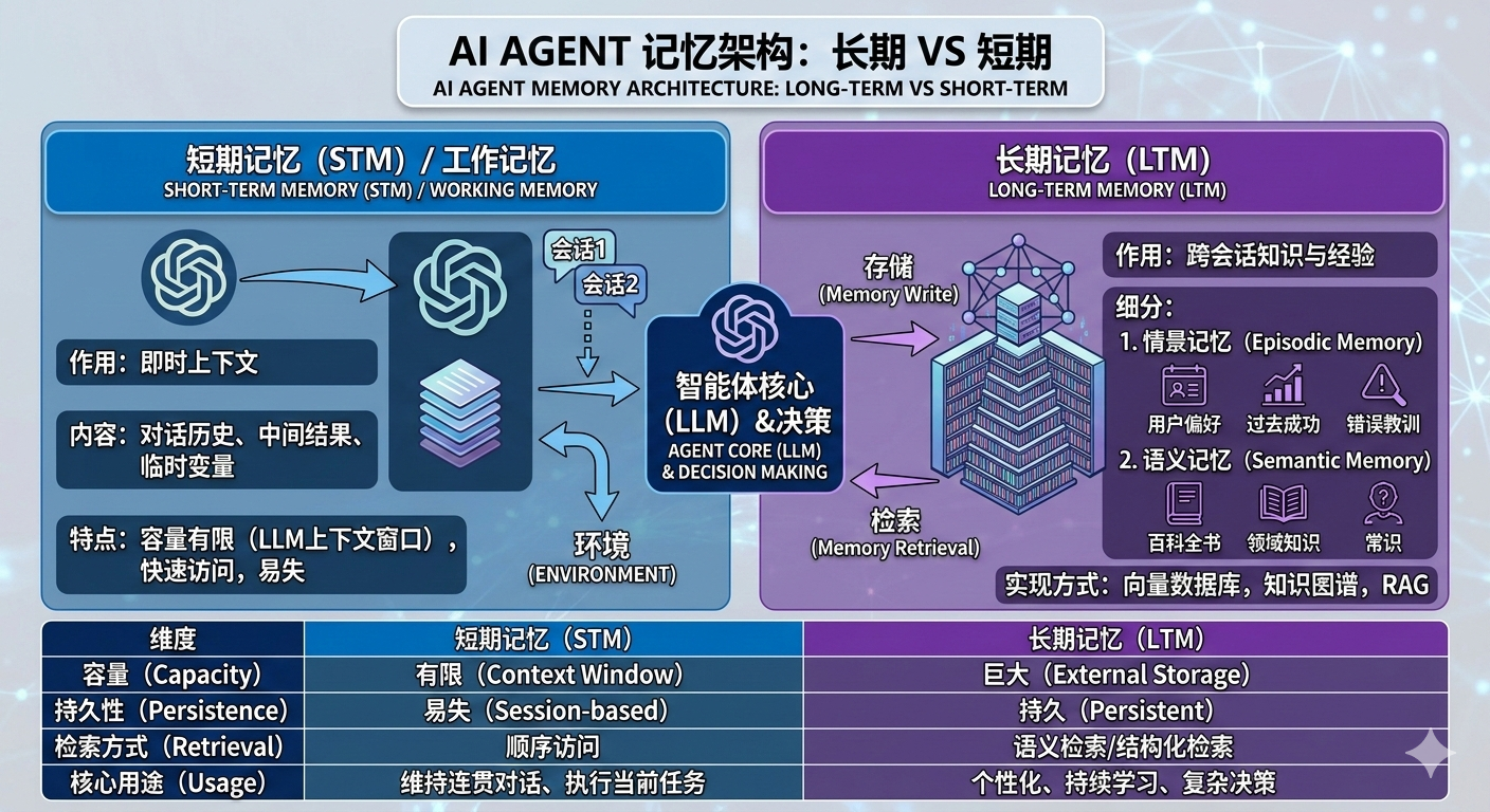 图1.3 长短期记忆的特点