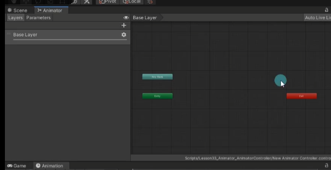 Unity学习--动画基础--[Animator动画状态机]Animator Controller动画控制器(状态机)_untiy 状态机
