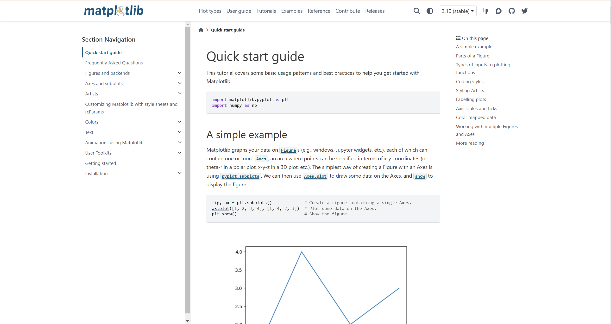 Matplotlib官网Quick start精读-代码详解-CSDN博客
