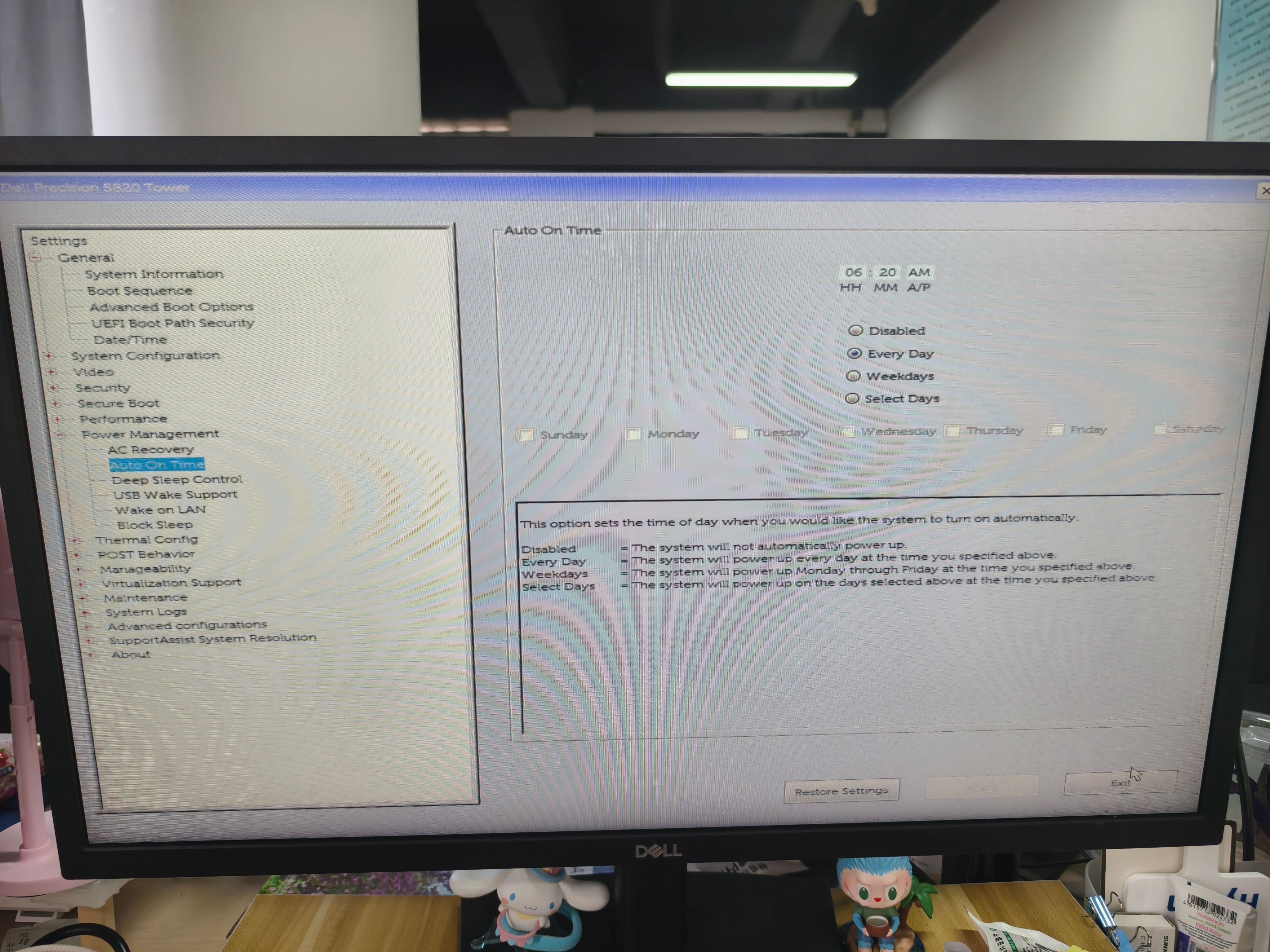 学习记录（十五）--DELL电脑设置定时开机-CSDN博客